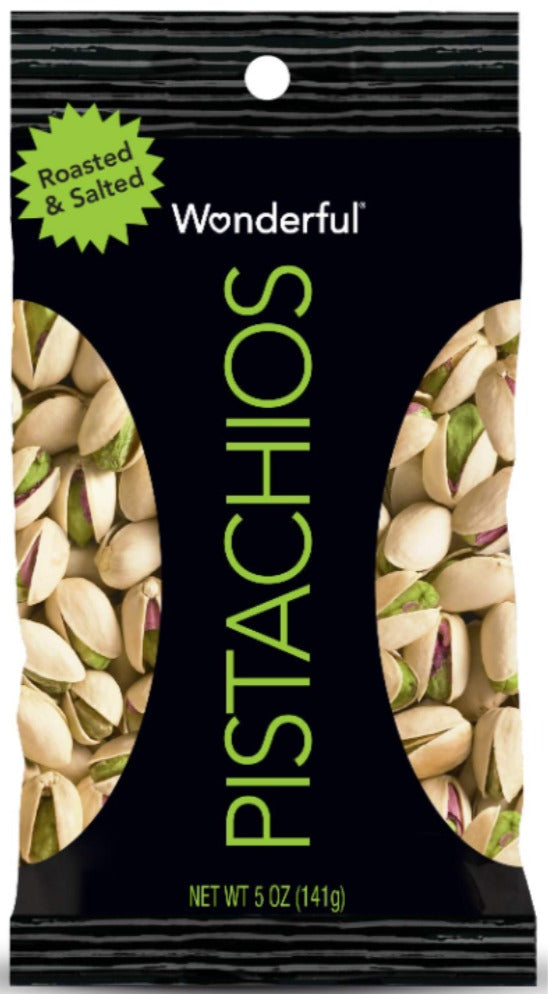 Wonderful Pistachios Roasted & Salted 5 oz image 0