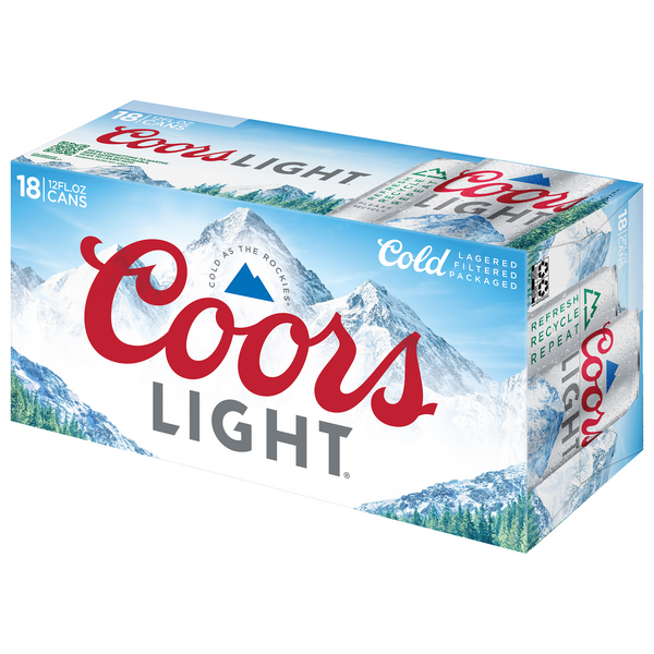 Coors Light Beer 18 Pack or 12 Pack 12oz image 0