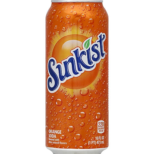 Sunkist Orange Soda 16oz image 0