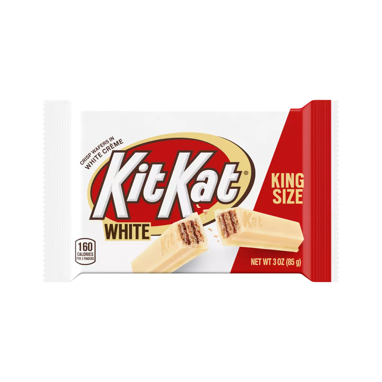 Kit Kat Crisp Wafers N' Creme White King Size - 3 oz image 0