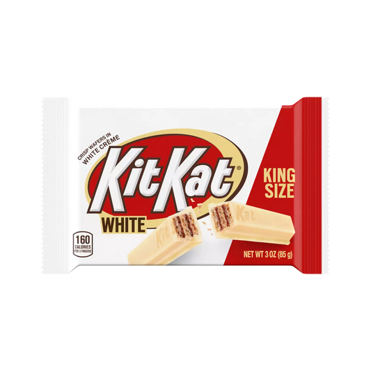 Kit Kat Crisp Wafers N' Creme White King Size - 3 oz image 0