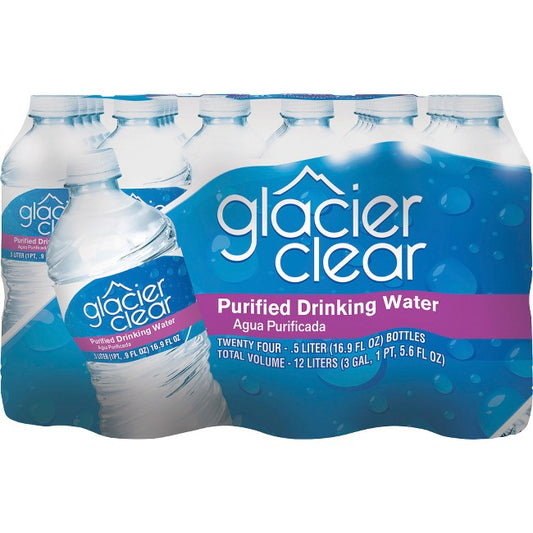 Glacier Clear Bottled Water 16.9 oz. 24 pk image 0