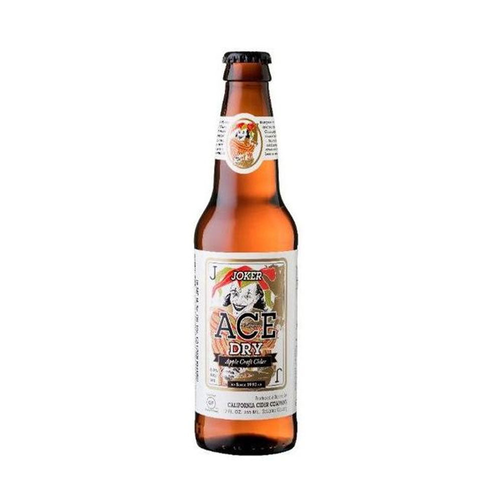 Ace Joker Dry Apple Craft Cider  12 oz bottles