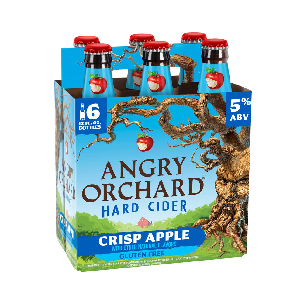 Angry Orchard Crisp Apple Hard Cider 6pk - 12 oz bottles