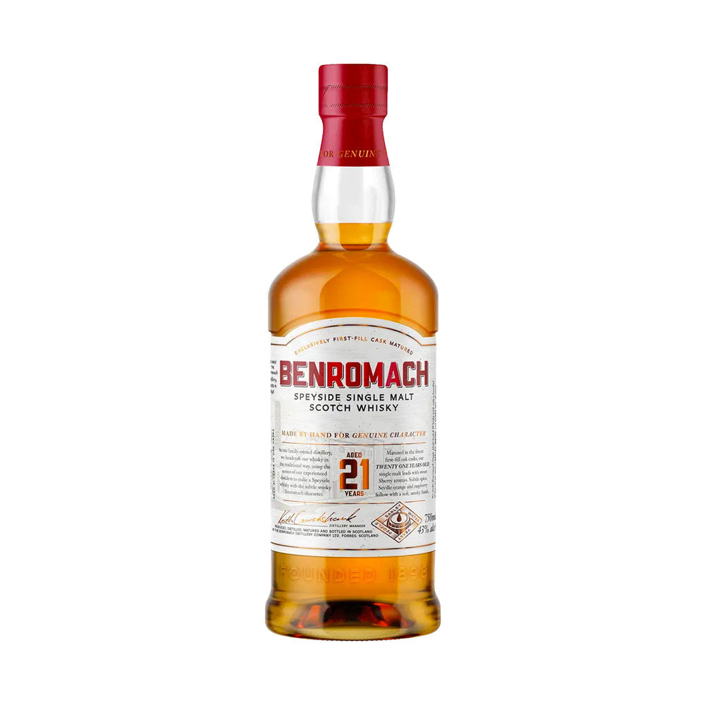 Benromach 21 Year Old Scotch 750ml