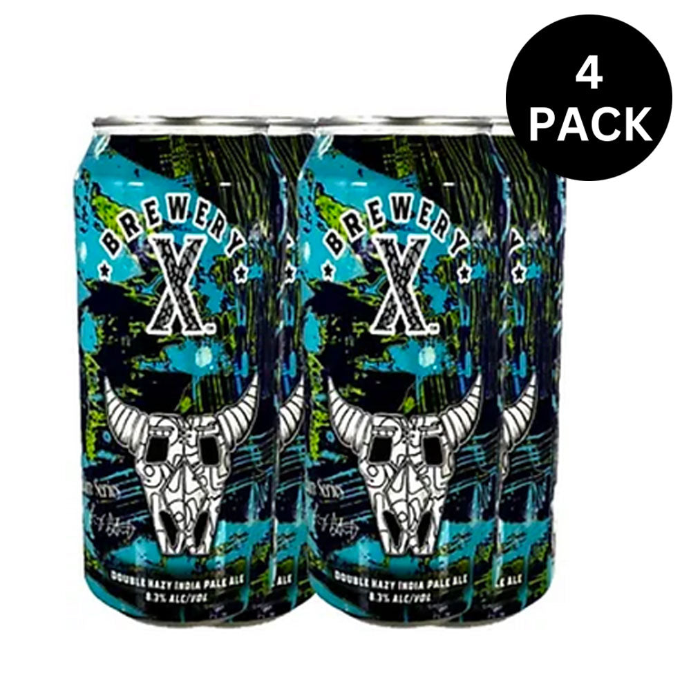 Brewery X Signature Double Hazy IPA 4pk - 16oz Cans