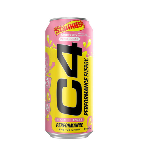 C4 Original Carbonated Performance Energy Drink - Starburst Strawberry 16oz