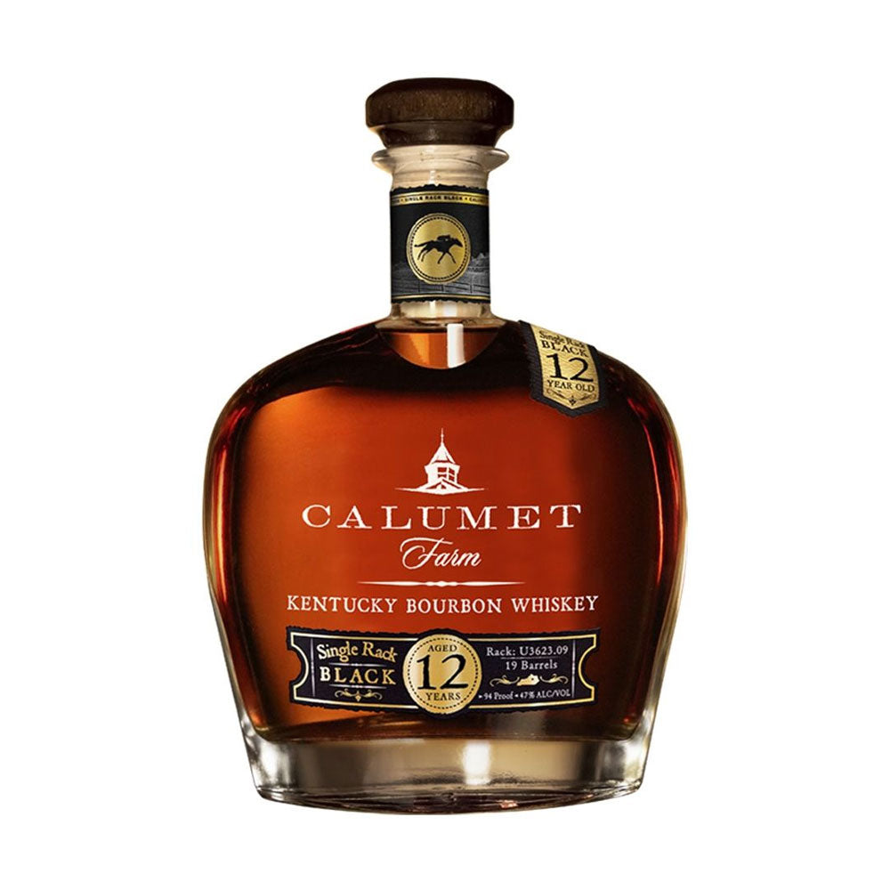 Calumet Farm 12 Year Old Single Rack Black Bourbon Whiskey 750ml