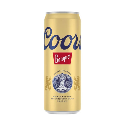 Coors Banquet Beer Single Can - 24oz