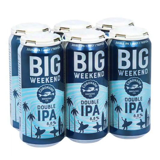 Coronado Brewing Co. Beer, Double IPA, Big Weekend 6pk - 16oz Cans