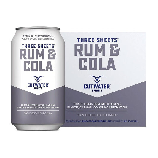 Cutwater Rum & Cola 4pk - 12oz Cans