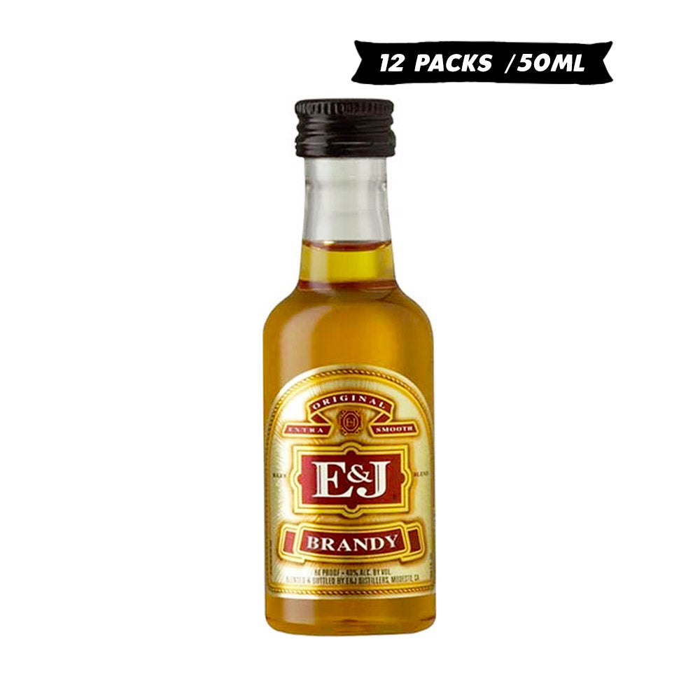 E&J Brandy V.S. - 12pk/50ml Bottles