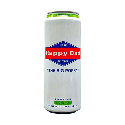 Happy Dad Hard Seltzer Lemon Lime Single Can 24oz