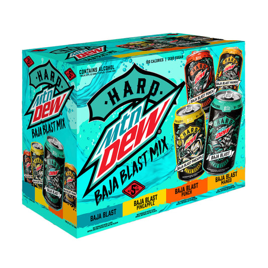 Hard Mtn Dew Baja Blast Mix Variety 12pack - 12oz Cans