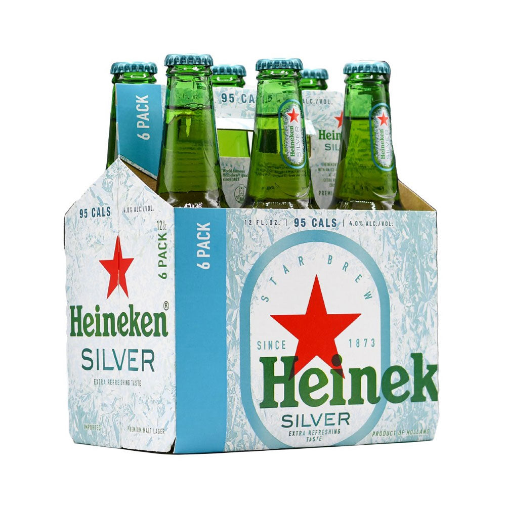 Heineken Silver 6pk - 12oz Bottles