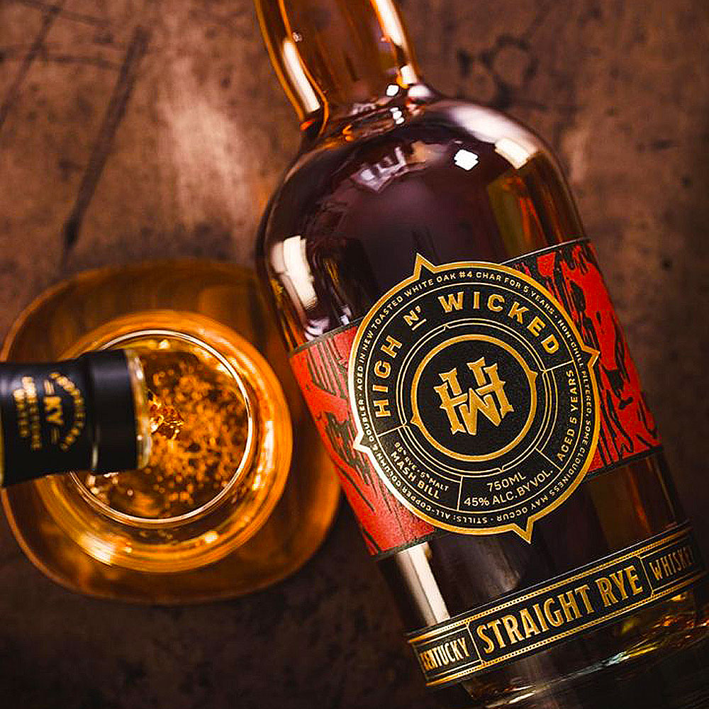 High N' Wicked Kentucky Straight Rye Whiskey 750ml