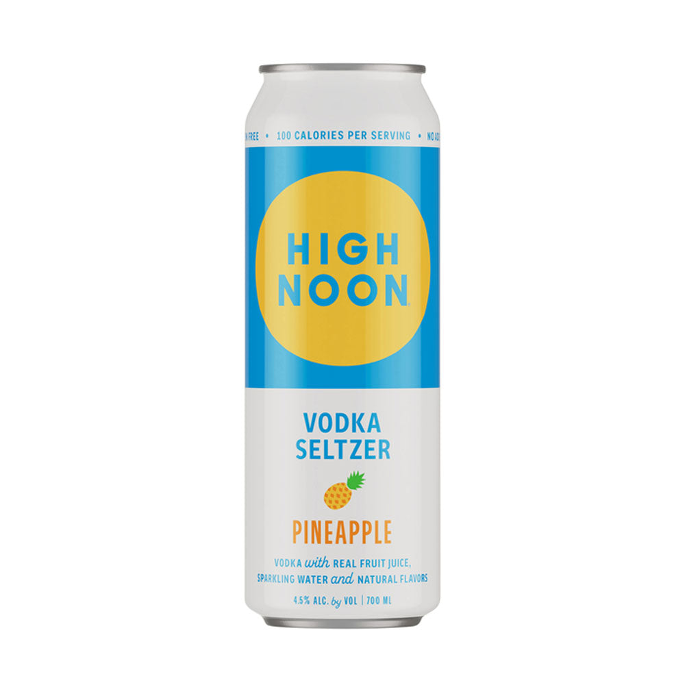 High Noon Hard Seltzer Vodka Pineapple Single Can 24 oz