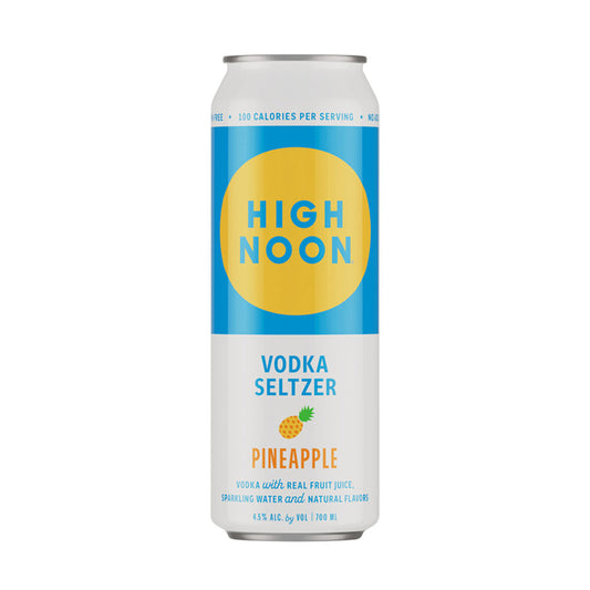 High Noon Hard Seltzer Vodka Pineapple Single Can 24 oz