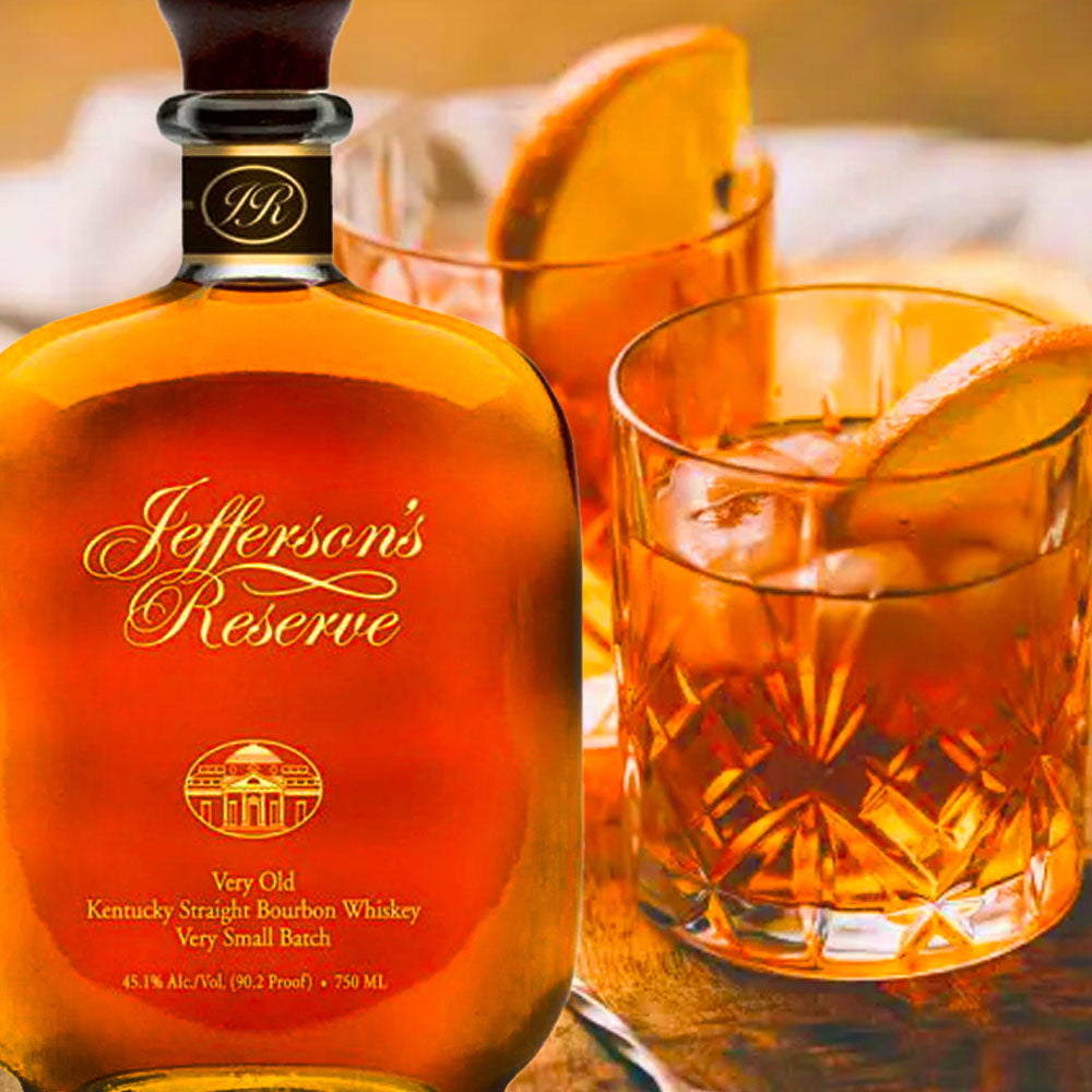 Whisky bourbon muy añejo Jefferson's Reserve de 750 ml