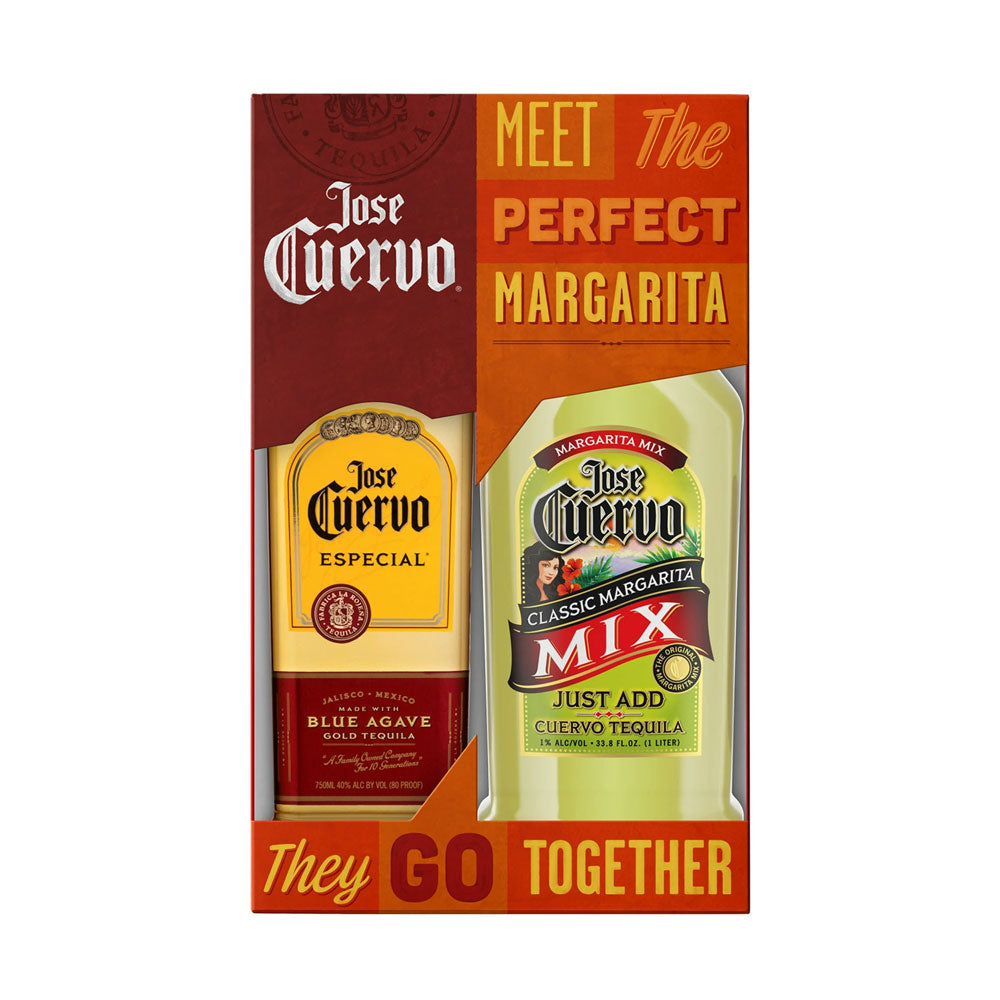 Jose Cuervo Especial Gold Tequila and Margarita Mix 750ml