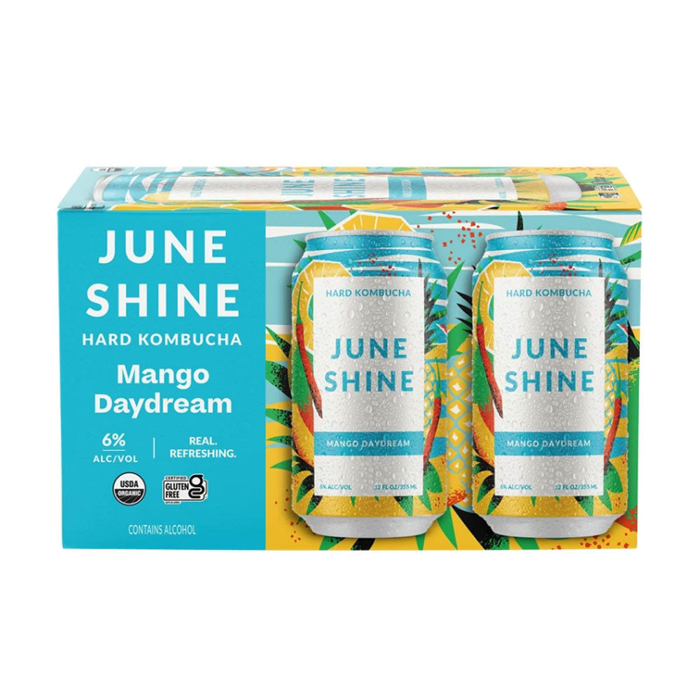 June Shine Hard Kombucha Mango Daydream 6pk - 12oz Cans