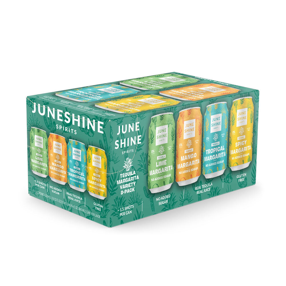 JuneShine Spirits Tequila Margarita Variety 8pk - 12oz Cans