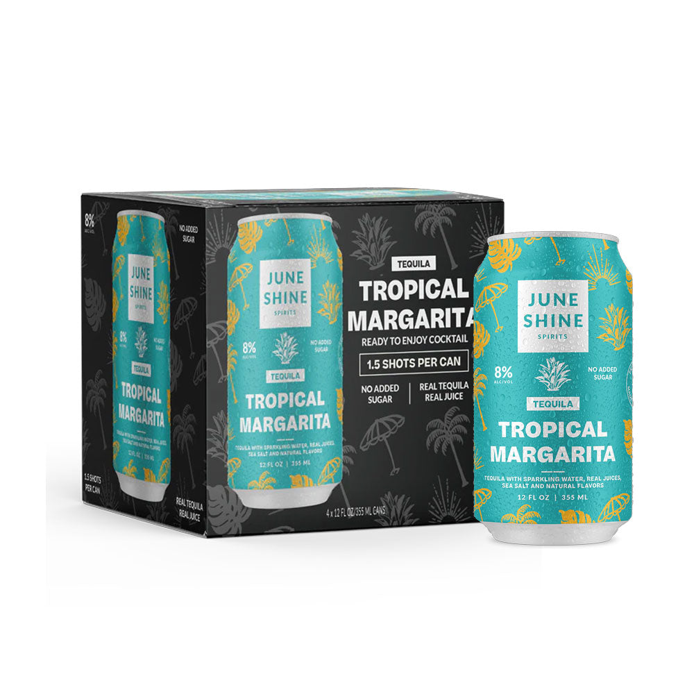 JuneShine Spirits Topical Margarita 4pk - 12oz Cans