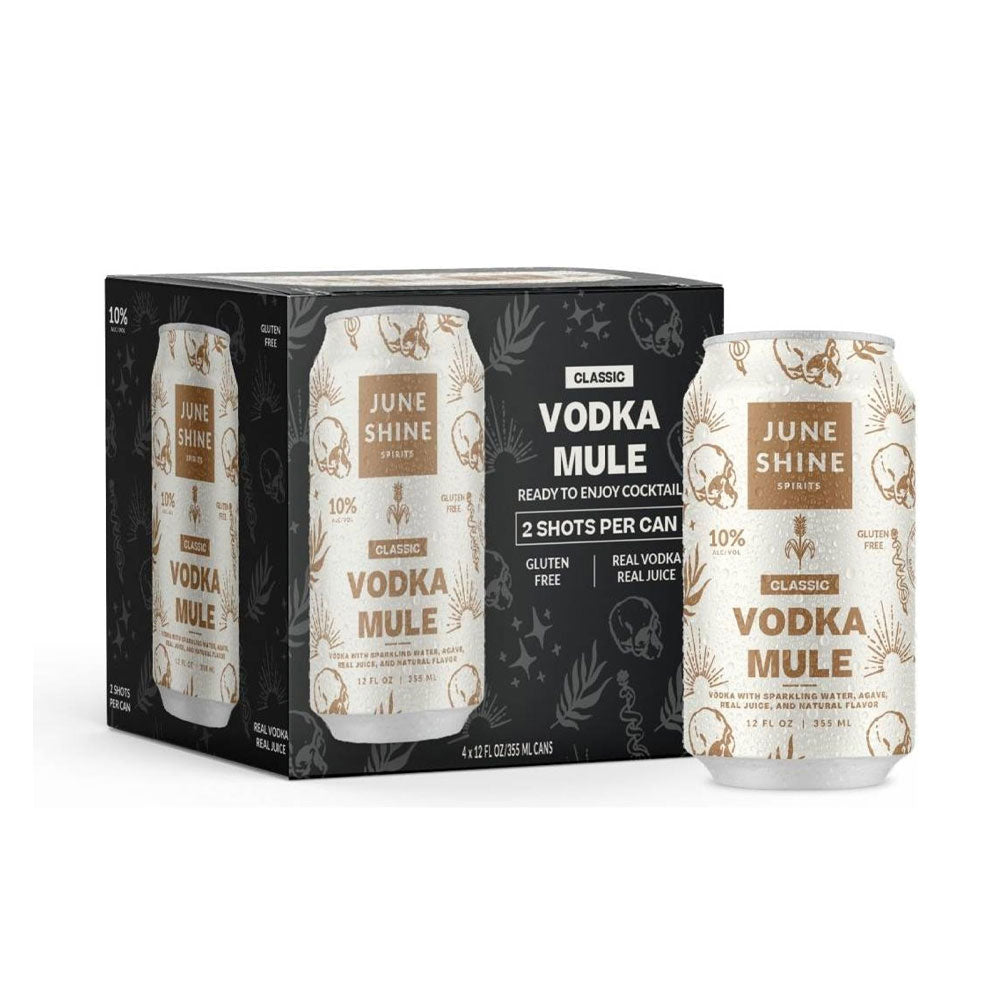 JuneShine Spirits Vodka Mule 4pk - 12oz Cans