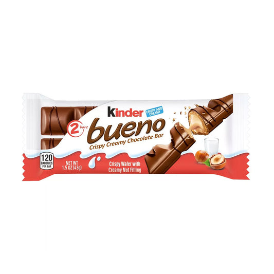 Kinder Bueno Hazelnut Chocolate Candy - 1.5 oz