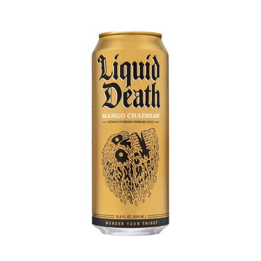 Liquid Death Sparkling Water Can - Mango Chainsaw 16.9oz