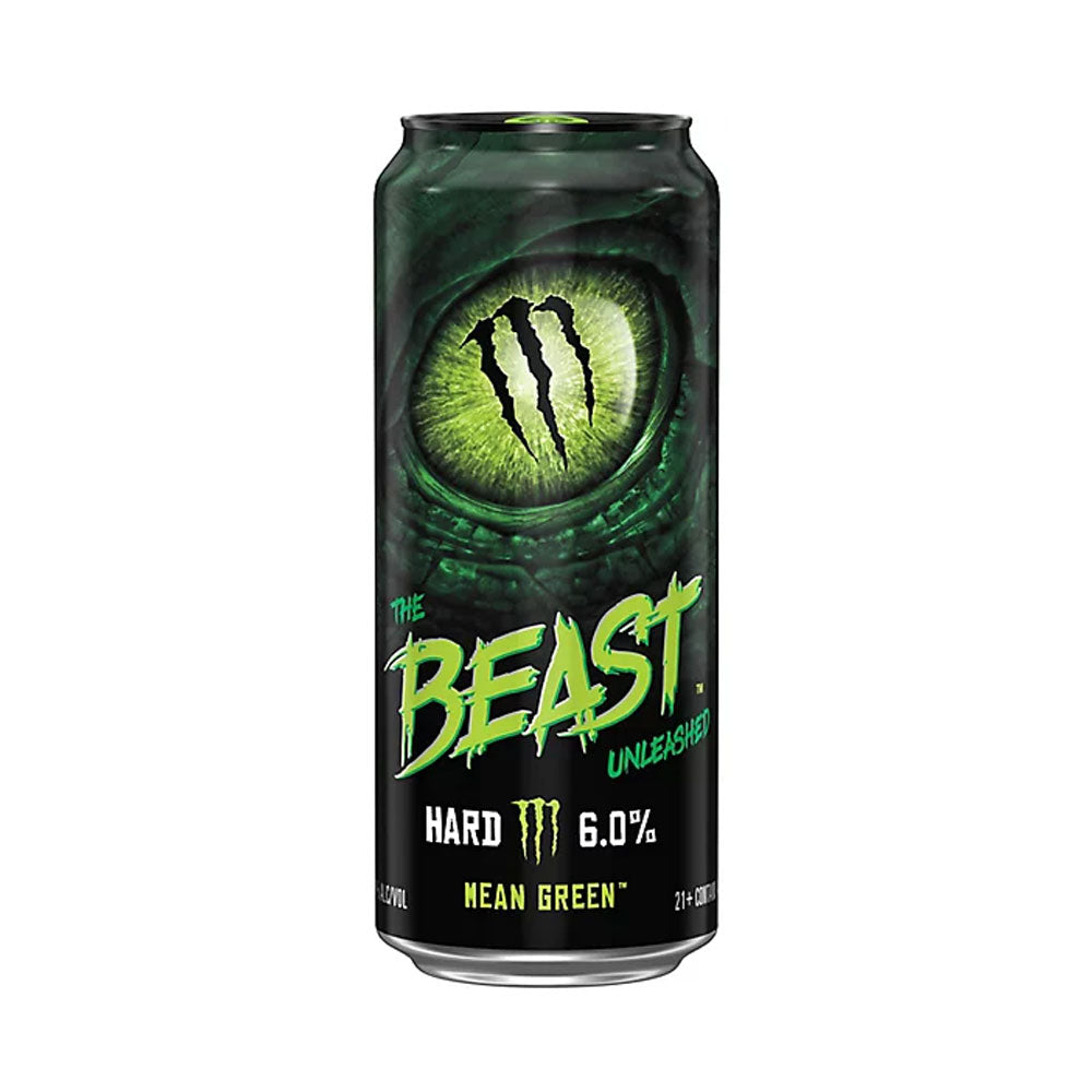 Monster The Beast Unleashed Mean Green Single Can 16oz