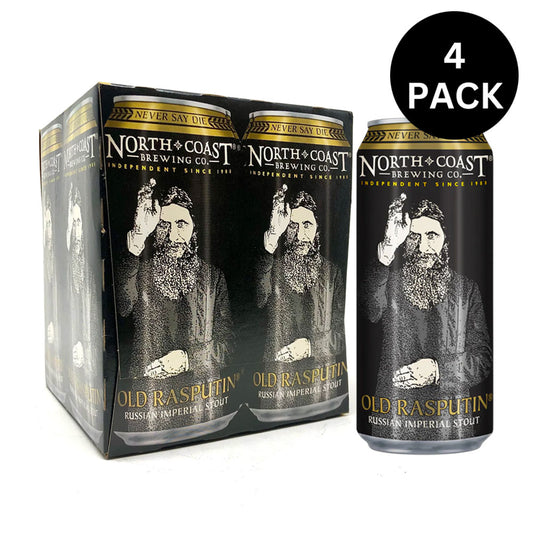 North Coast Old Rasputin Russian Imperial Stout 4pk - 16oz Cans