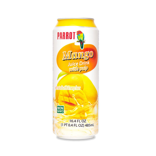 Parrot Brand Mango Juice Drink with Pulp 16.4oz