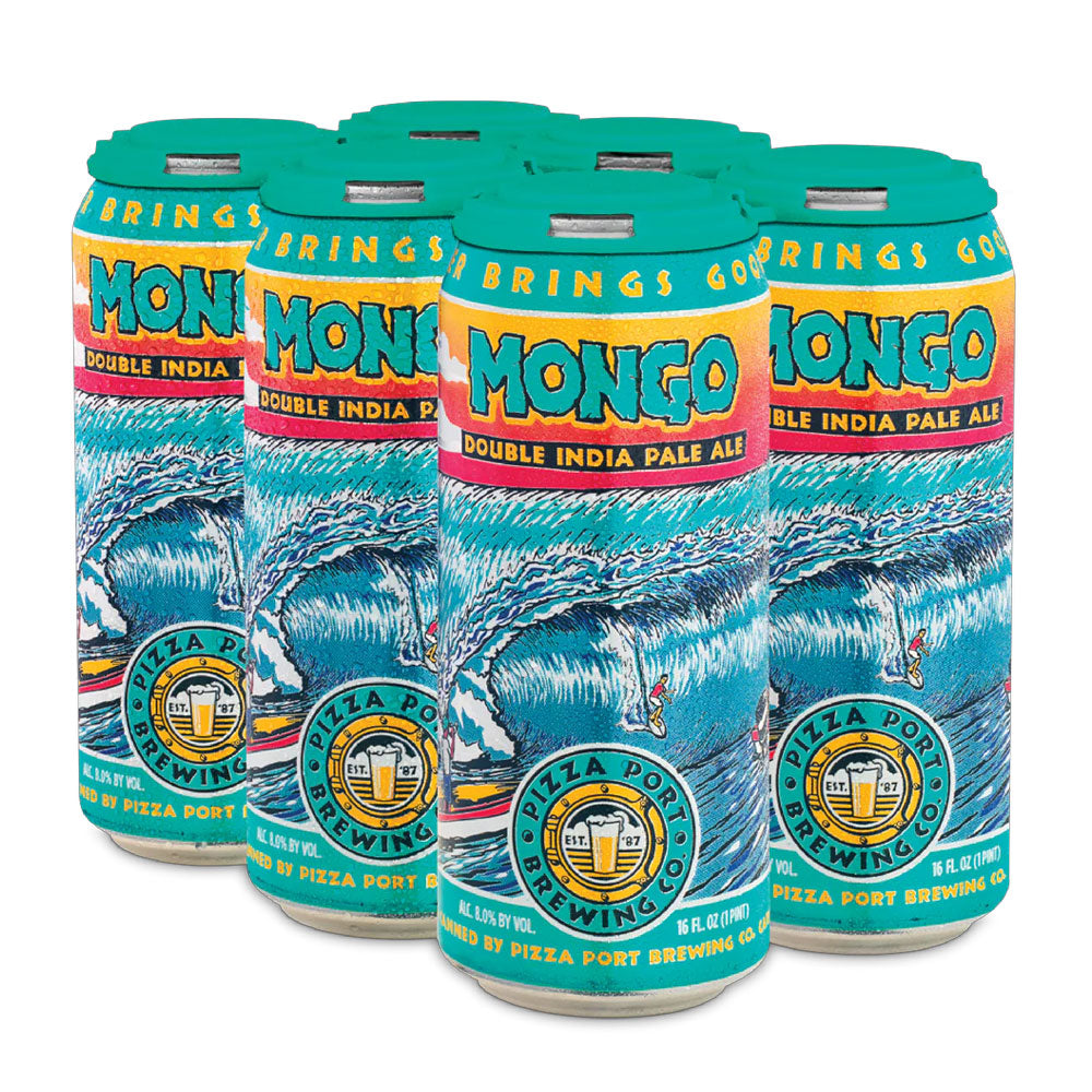 Pizza Port Mongo Double IPA 6pk - 12oz Cans