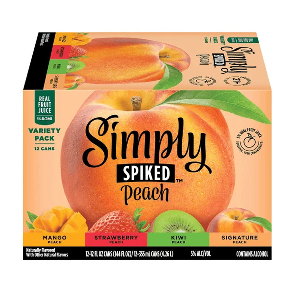 Simply™ Spiked Peach Variety Pack 12 Cans