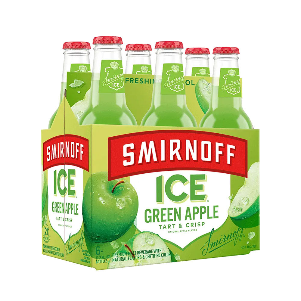 Smirnoff Ice Green Apple 6pk - 12oz