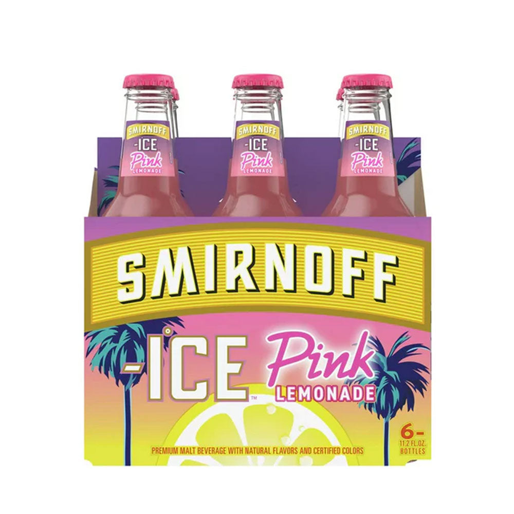 Smirnoff Ice Pink Lemonade 6pk - 12oz