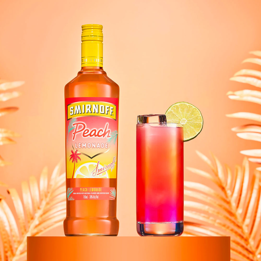 Smirnoff Peach Lemonade Vodka 750ml