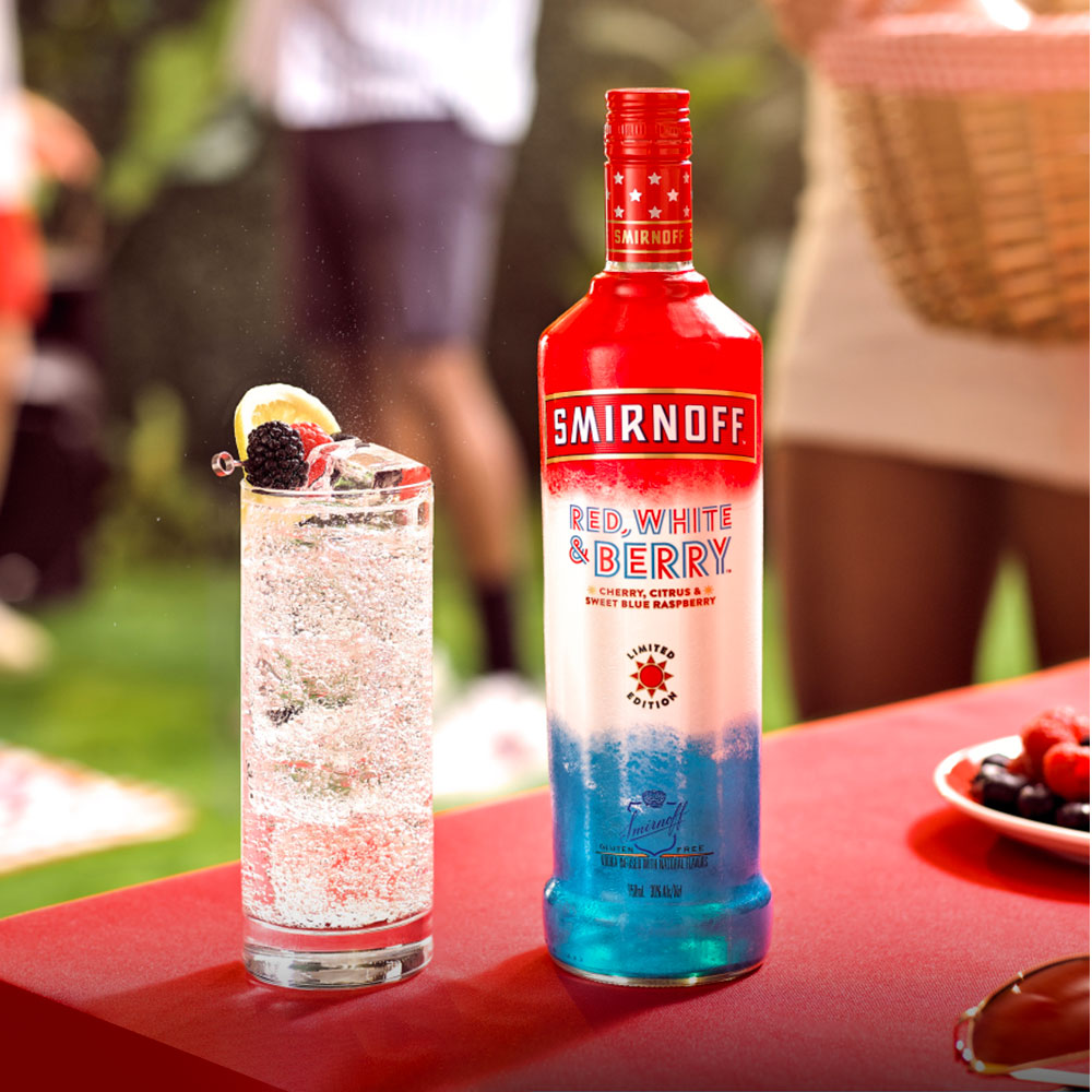 Smirnoff Red White & Berry Vodka 750ml