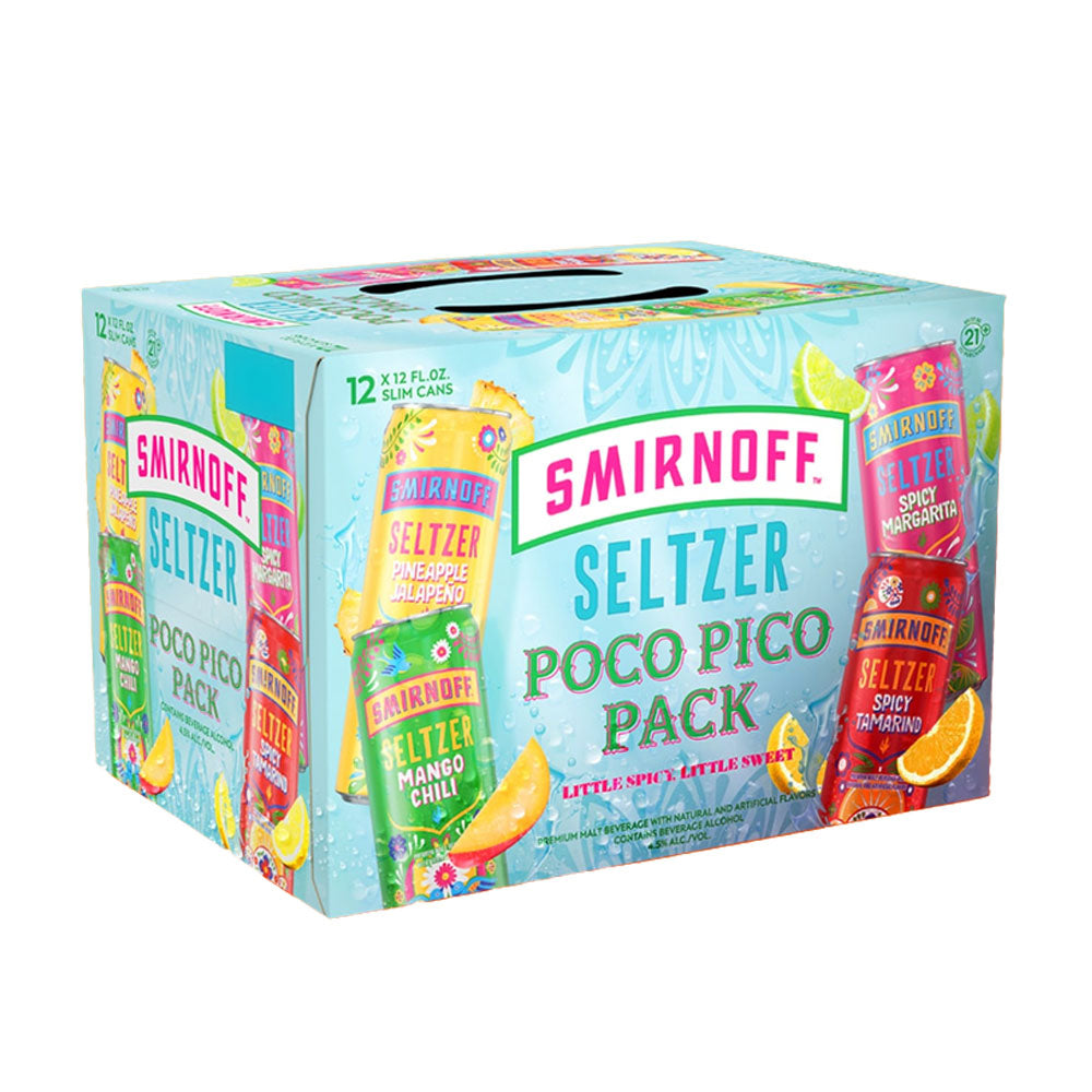 Smirnoff Spiked Seltzer Poco Pico Variety 12pk - 12oz Cans