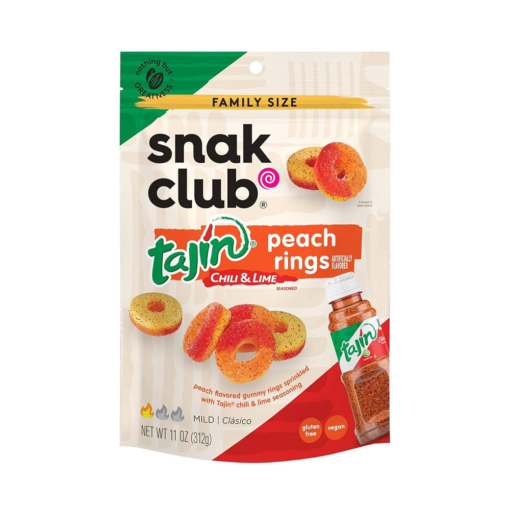 Snak Club Tajin Peach Rings