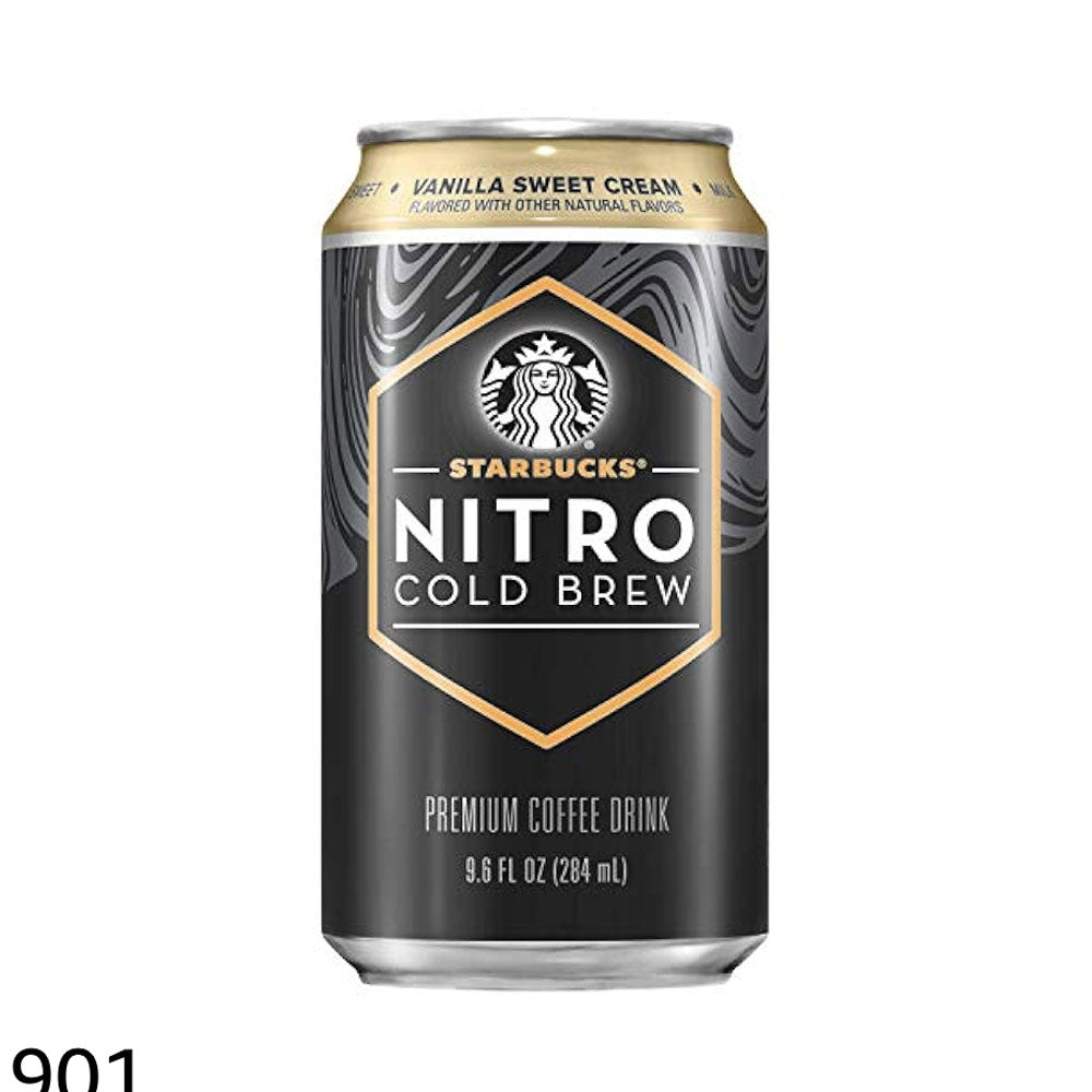 Starbucks Nitro Cold Brew Vanilla Sweet Cream Premium Coffee Drink  9.6oz