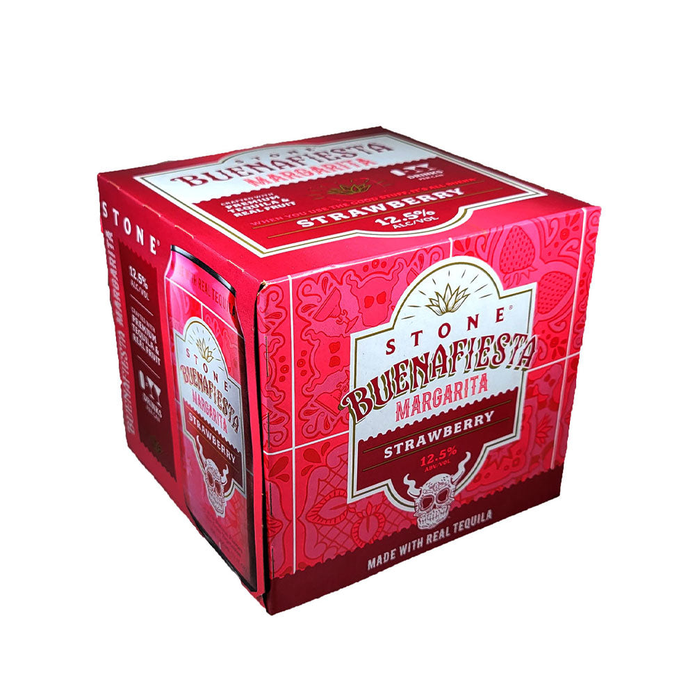 Stone Buenafiest Strawberry Margarita 4pk - 12oz Cans