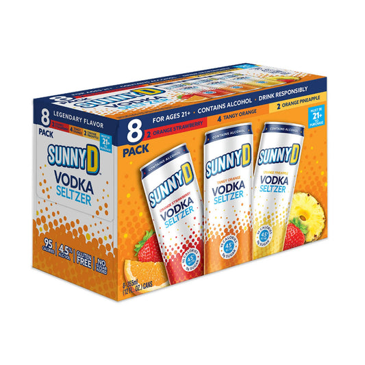 SunnyD Vodka Seltzer 8pck - 12fl oz