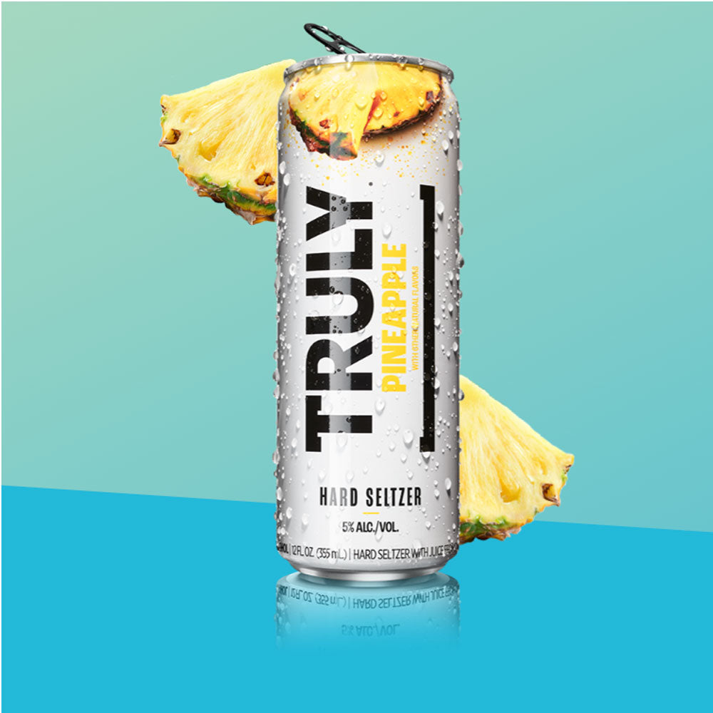 TRULY Pineapple Hard Seltzer Single Can 24 oz