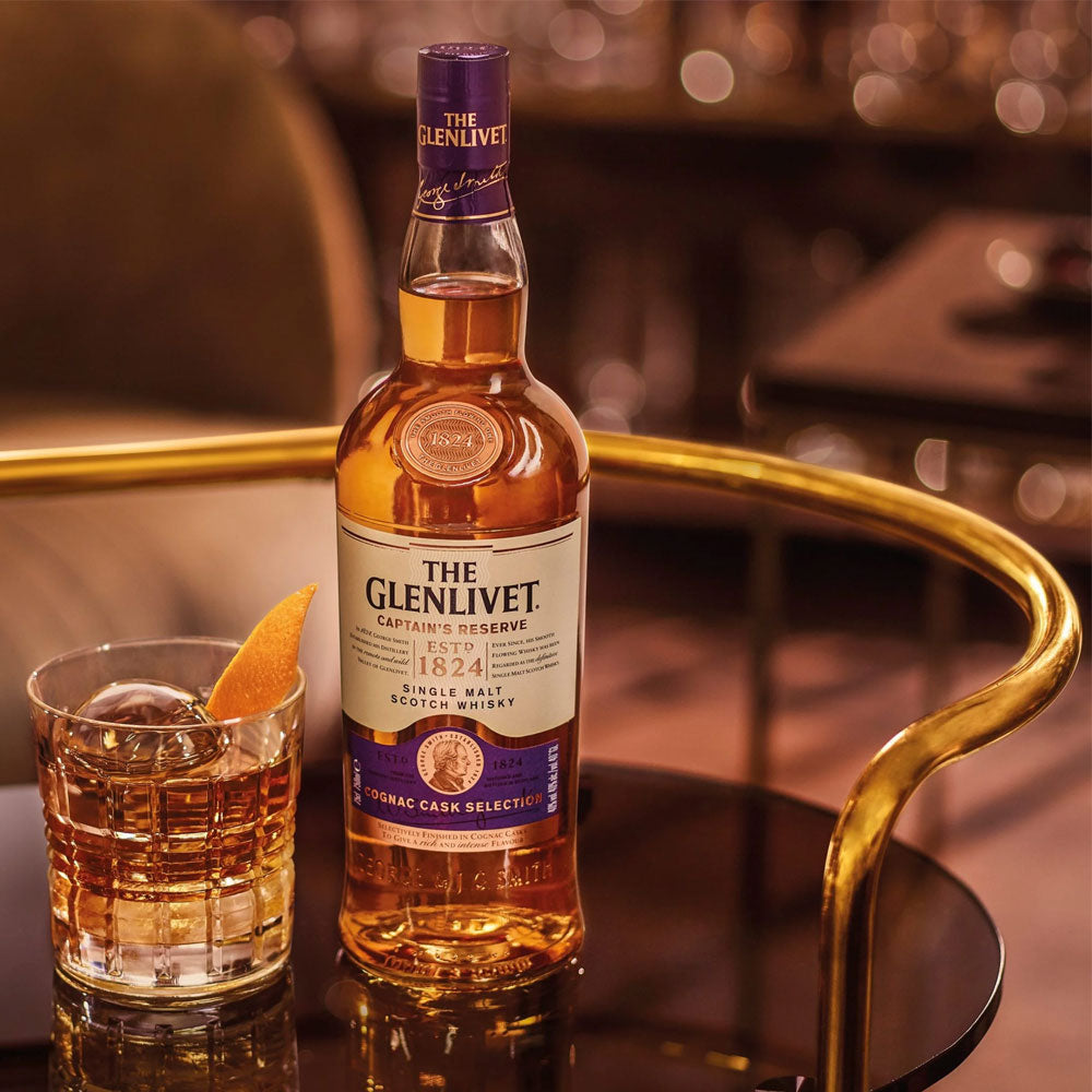 Whisky escocés de pura malta Glenlivet 1824 de 750 ml