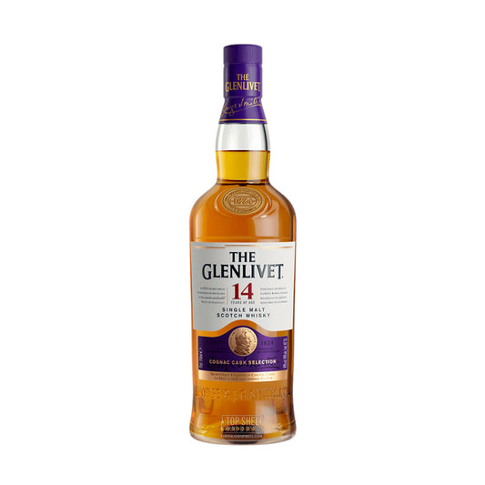 The Glenlivet Scotch Single Malt 14 Year Cognac Cask Whiskey 750ml