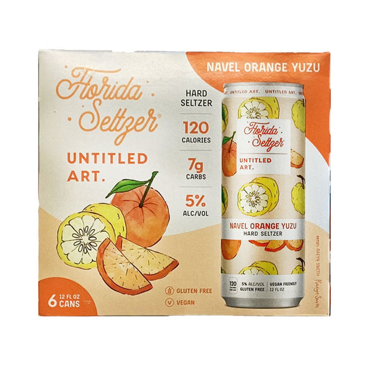 Untitled Art Florida Seltzer Navel Orange Yuzu 6pk - 12oz Cans