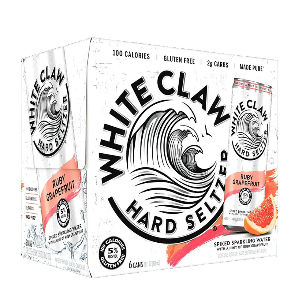 White Claw Grapefruit Hard Seltzer 6pk - 12oz Cans