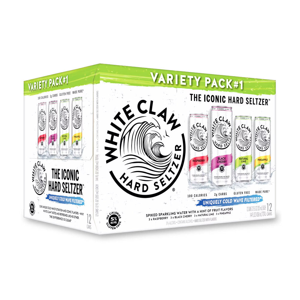 White Claw Hard Seltzer Variety no. 1 12pk - 12oz Cans